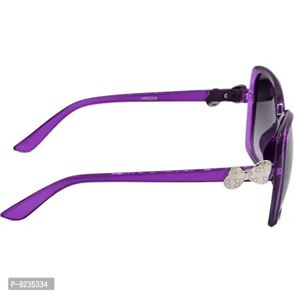 Hrinkar Unisex Over-sized Sunglasses Grey Golden Frame, Grey Lens (Large) - Pack of 2