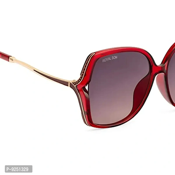 Royal Son Over-sized UV Protection Women Sunglasses Black Lens - CHIWM00113-C5