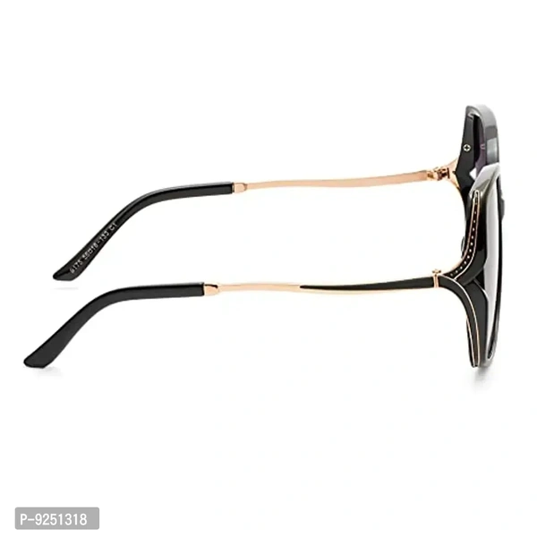 Royal Son Over-sized UV Protection Women Sunglasses Black Lens - CHIWM00113-C1