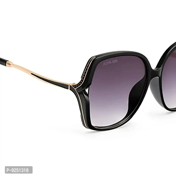 Royal Son Over-sized UV Protection Women Sunglasses Black Lens - CHIWM00113-C1