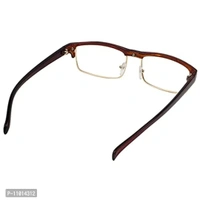 Abner Rectangular Brown Reading Eyeglasses (Power +2.50) Reading-78