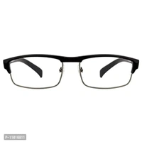 Abner Rectangular Black Reading Eyeglasses (Power +1.50) Reading-79