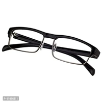 Abner Rectangular Black Reading Eyeglasses (Power +1.50) Reading-79