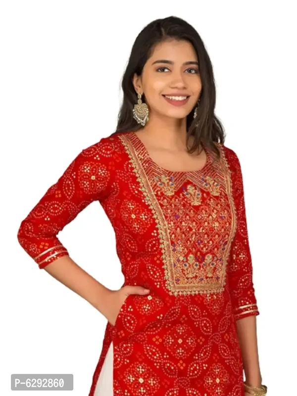 Women Kurti With Sharara For Women and Girl - 2XL