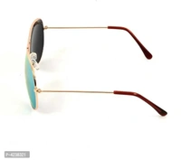 Premium Turquoise Metal Frame Unisex Sunglasses