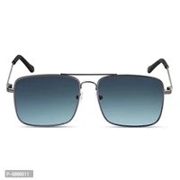 Roshfort UV Protected Vintage Square Sunglasses | Unisex Gradient Lens | Metal Frame