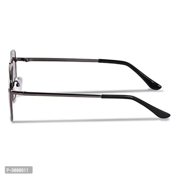 Roshfort UV Protected Vintage Square Sunglasses | Unisex Gradient Lens | Metal Frame