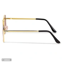 Roshfort UV Protected Vintage Square Sunglasses | Unisex Gradient Lens | Metal Frame