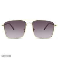 Roshfort UV Protected Vintage Square Sunglasses | Unisex Gradient Lens | Metal Frame