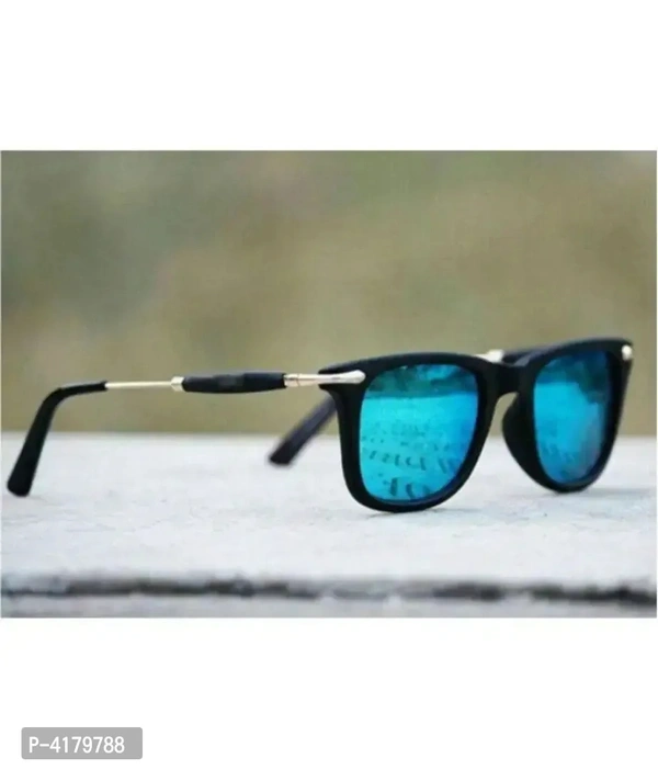 Trendy Blue Wayfarer Sunglass For Men And Women