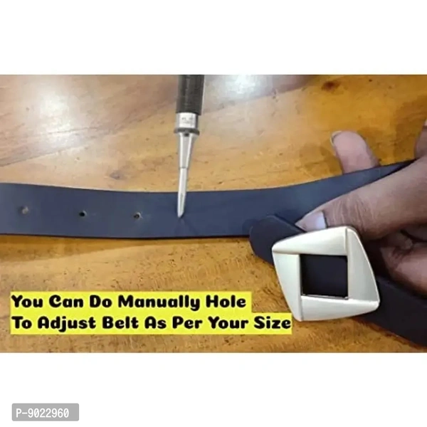 Stylish Black Leather Belt for Women & Girls