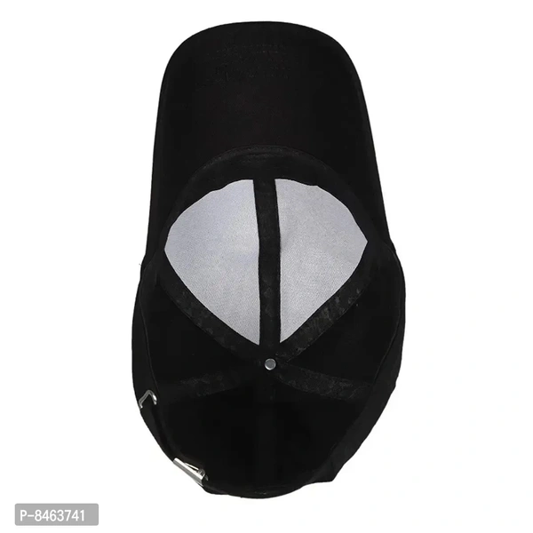 Classic Solid Unisex Sunglasses with Regular Sports Cap Color: Black