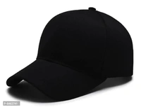 Classic Solid Unisex Sunglasses with Regular Sports Cap Color: Black