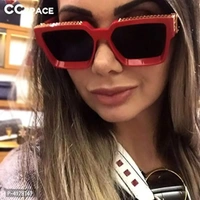 Trendy Black Plastic Square Sunglass For Men And Women