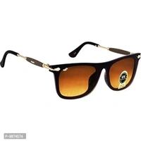 PIRASO Combo Pack Of Three Sunglasses Black, Brown and White clear UV Protected Unisex Sunglasses
