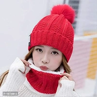 Navkar Crafts Winter Soft Warm 1 Set Snow Proof Ball Cap (Inside Fur) Woolen Beanie Cap with Scarf for Women Girl LadiesWithin 6-8 business days However, to find out an actual date of delivery, please enter your pin code.• 3-in-1 Winter hat scarf and gloves set, stay warm all the time, great for outdoor activities and daily warmer. Best gift for your parents, friends, and yourself 