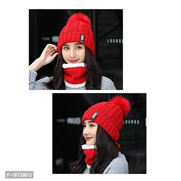 Navkar Crafts Winter Soft Warm 1 Set Snow Proof Ball Cap (Inside Fur) Woolen Beanie Cap with Scarf for Women Girl LadiesWithin 6-8 business days However, to find out an actual date of delivery, please enter your pin code.• 3-in-1 Winter hat scarf and gloves set, stay warm all the time, great for outdoor activities and daily warmer. Best gift for your parents, friends, and yourself 
