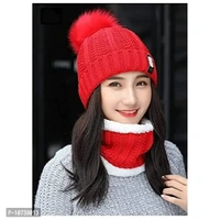 Navkar Crafts Winter Soft Warm 1 Set Snow Proof Ball Cap (Inside Fur) Woolen Beanie Cap with Scarf for Women Girl LadiesWithin 6-8 business days However, to find out an actual date of delivery, please enter your pin code.• 3-in-1 Winter hat scarf and gloves set, stay warm all the time, great for outdoor activities and daily warmer. Best gift for your parents, friends, and yourself 