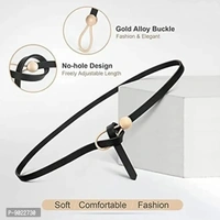 Satyam Kraft Women's PU Leather Belts Combo (Pack of 2) | Stylish Waist Belts for Saree & Western Dress