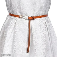 Satyam Kraft Women's PU Leather Belts Combo (Pack of 2) | Stylish Waist Belts for Saree & Western Dress
