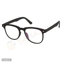 Townsman Shape Black-Transparent UV Protection Sunglasses | Frame For Men and Women