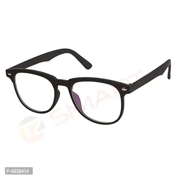 Townsman Shape Black-Transparent UV Protection Sunglasses | Frame For Men and Women