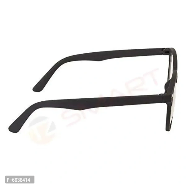 Townsman Shape Black-Transparent UV Protection Sunglasses | Frame For Men and Women