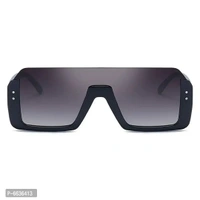 Fashion Square Unisex Half Rim Sunglass
