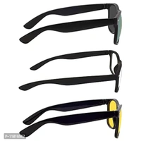 Abner Combo of 2 Medium Sunglasses And 1 Frame Combo-4343