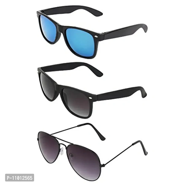 Abner Combo of 3 Sunglasses-Pack of 3