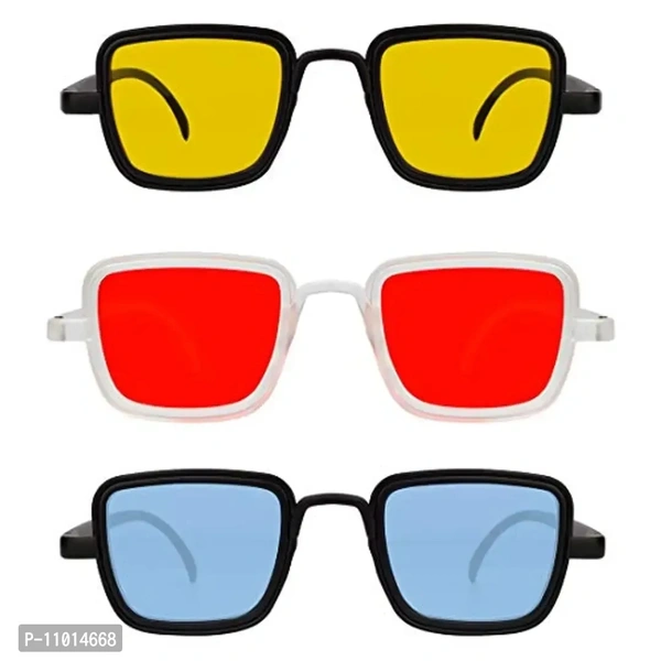 Abner Combo of 3 Unisex Sunglasses Combo-4224