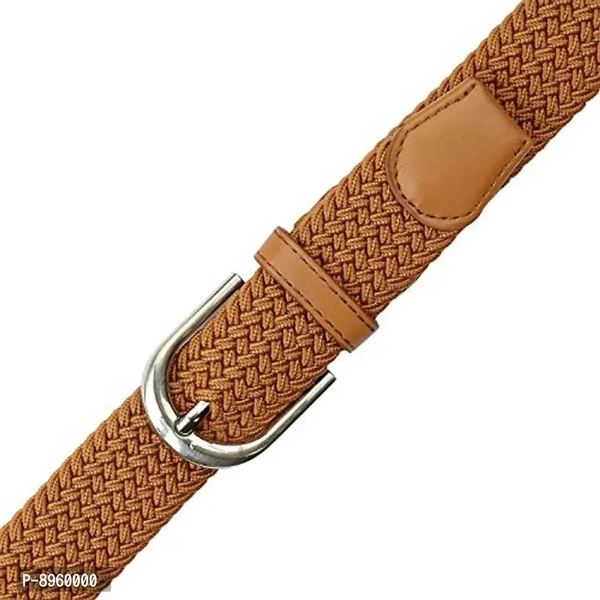 ZORO Women's Cotton Belt (Pack of 2) (ZR-SCB35-27-01_Black Tan)