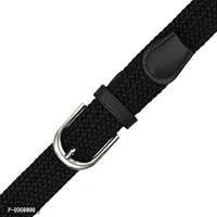 ZORO Women's Cotton Belt (Pack of 2) (ZR-SCB35-27-01_Black Tan)