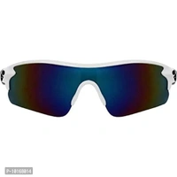 U V Protected Sports Sunglasses/Cricket Sunglasses/ Riding Sunglasses/Cycling Sunglasses (WHITE)