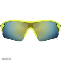 U V Protected Sports Sunglasses/Cricket Sunglasses/ Riding Sunglasses/Cycling Sunglasses (YELLOW)