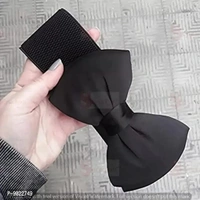 SATYAM KRAFT 2 Pcs Bowknot Design Women Stretchy Belt for Dresses Vintage Elastic Wide Waist Belt for Girls, Women Sarees, Western Dress, Traditional Dress wear (Combo 2)