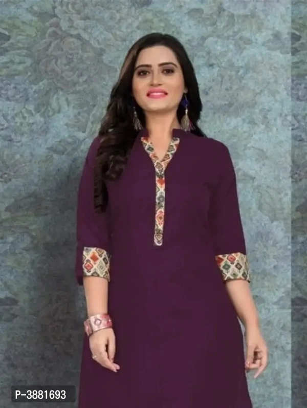 New Plus Size Cotton Kurtis Combo - M