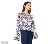 Latest Printed Multicolor Top For Women - m
