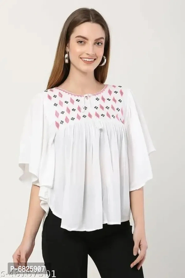 Stylish Rayon Ponchos For Women - l