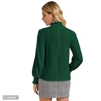 Womenster Women's Frill Trim Full Sleeve Regular Fit Top - XL