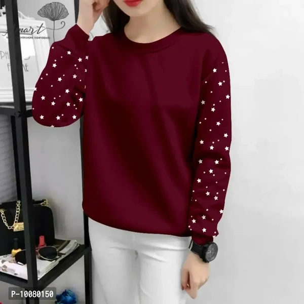 Classic Cotton Printed Tshirt for Womens - l