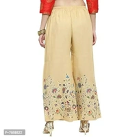 SriSaras Women's Loose Fit Palazzos (PRINT PALAZZO_SKIN_Free Size)