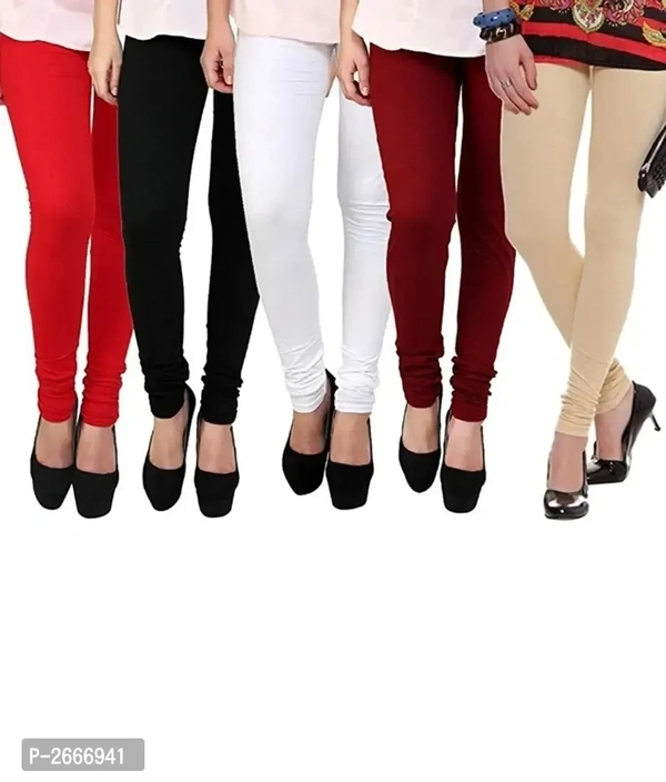 Stylish Cotton Leggings Pack Of 5 - 2XL