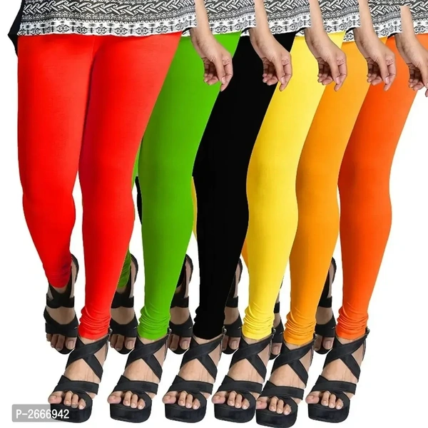 Stylish Cotton Leggings Pack Of 6 - 2XL