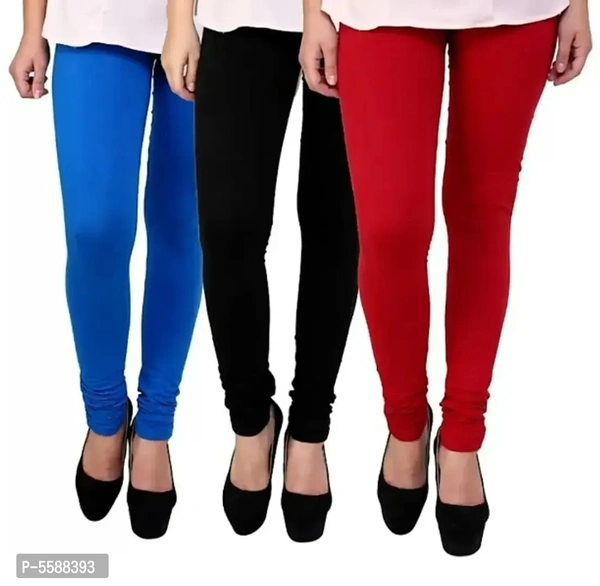Fashion wear cotton legging- Royal,Black,Red - 32