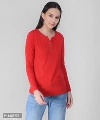 Premium Quality Cotton Blend A-Line Floral T-Shirt Collection - XL