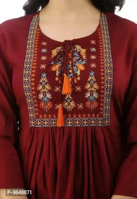 WESTERN TOP MAROON - XL