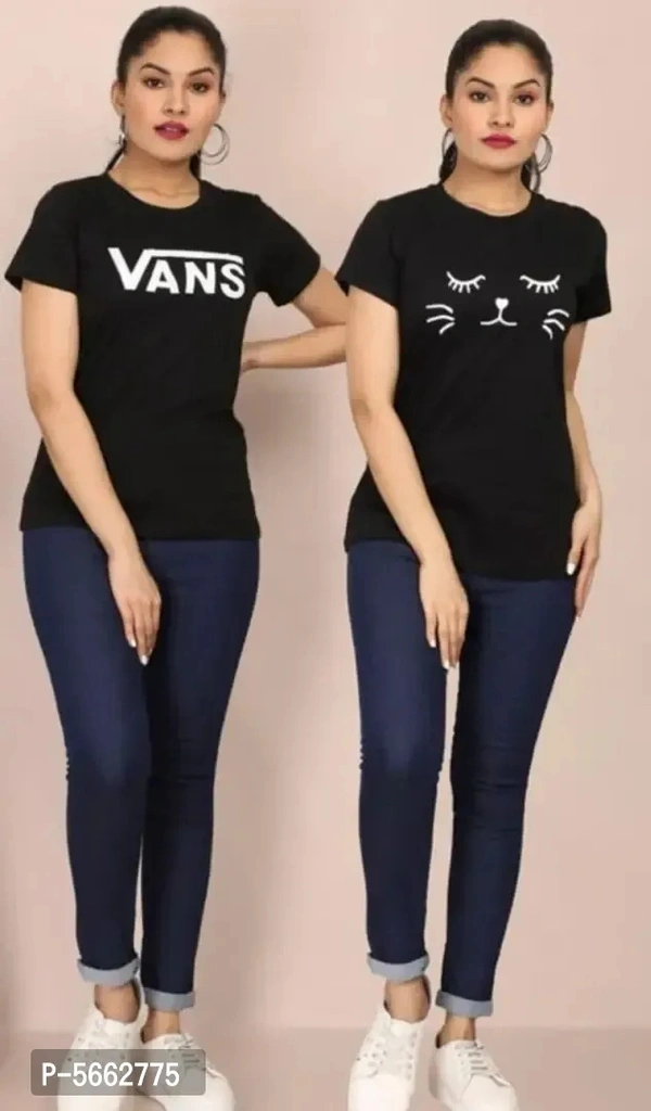Womens T-shirts Combo - L