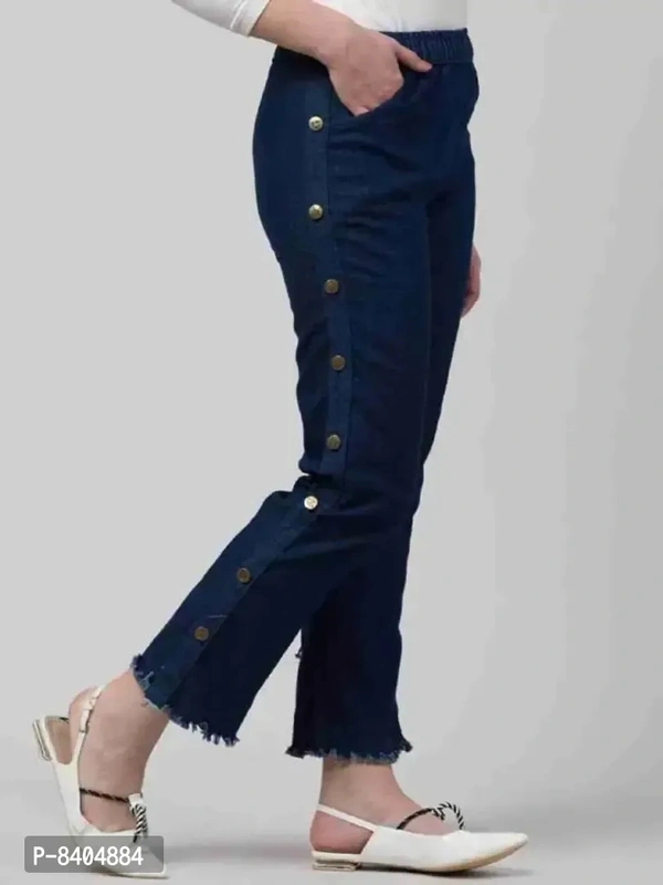 Classic Denim Solid Jeggings for Women - 28