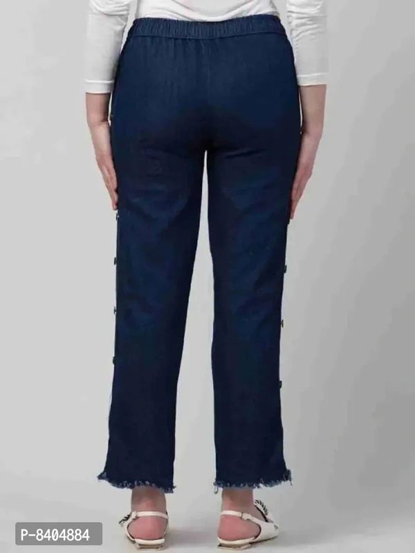 Classic Denim Solid Jeggings for Women - 30